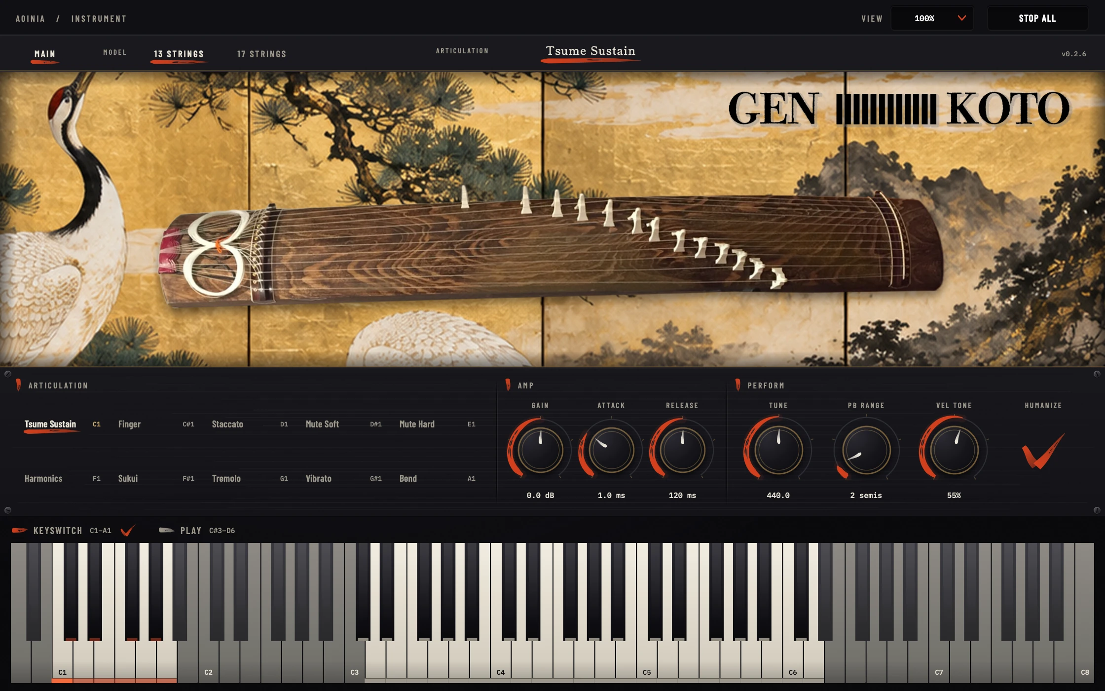 KOTO plugin window